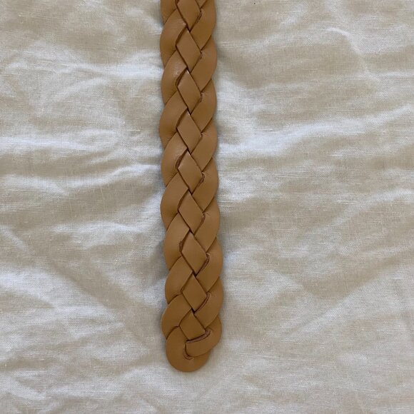 J.Crew Factory Braided leather belt size XS/S - Picture 9 of 10